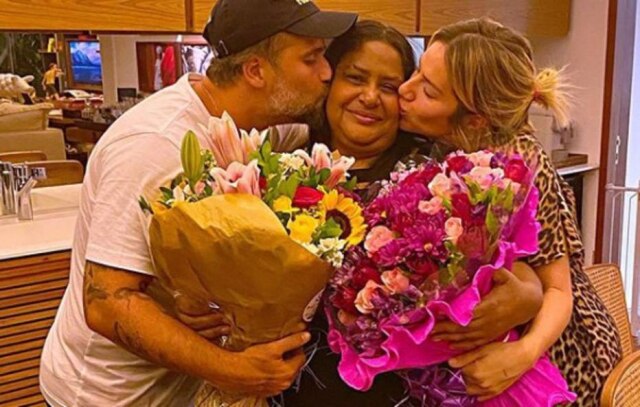 @gio_ewbank / Instagram Bruno Gagliasso, Jane Cristina e Giovanna Ewbank.