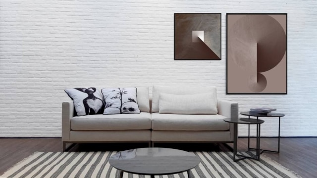 Marcelo Hermsdorf Sala decorada em estilo minimalista por Daniela Cianciaruso