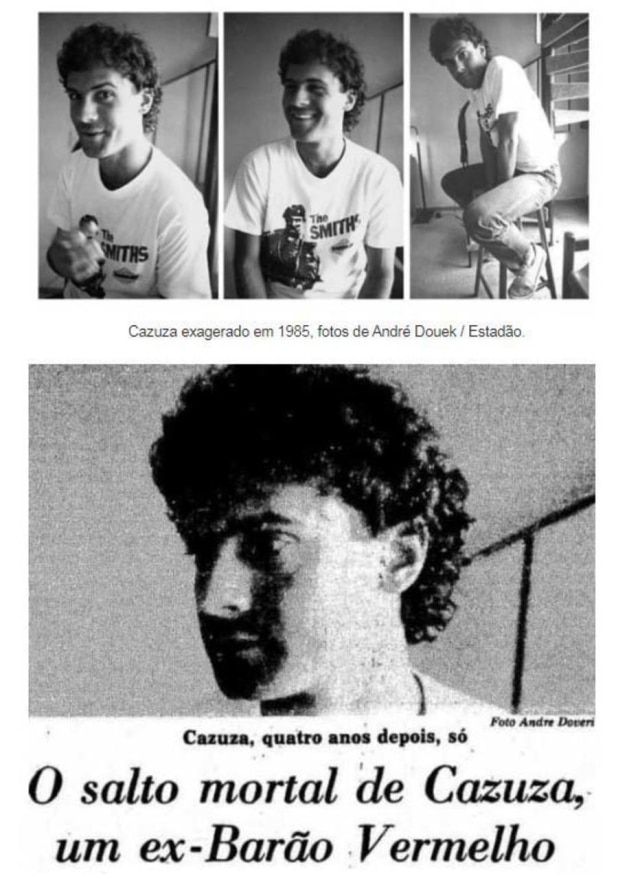 Acervo/Estadão Cazuza, exagerado em 1985Por Cristal da Rocha, clique aqui para ver mais