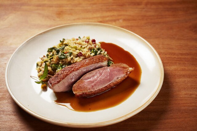 JR Bronko Arroz de pato com tucupi e jambu