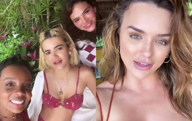 Instagram/ @rafakalimann Rafa Kalimann compartilhou em stories que irá passar Ano Novo com Thelma, Manu e Marquezine