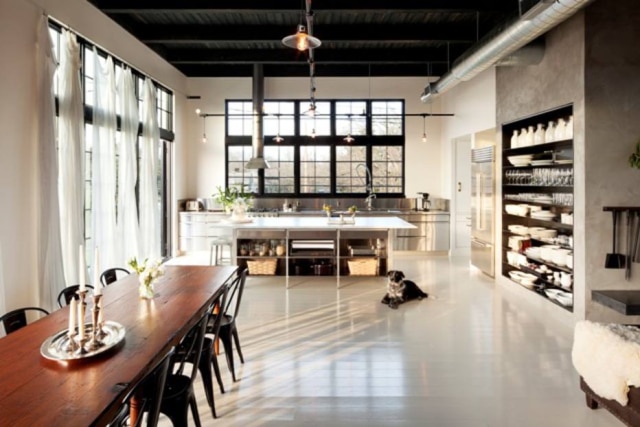 Jeremy Holstein/NYT Prédio em Oregon foi transformado em loft ao estilo de Nova York