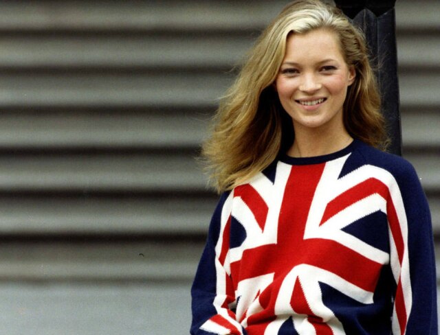 Paul Hackett/REUTERS Kate Moss é uma das principais tops da primeira geração de supermodelos