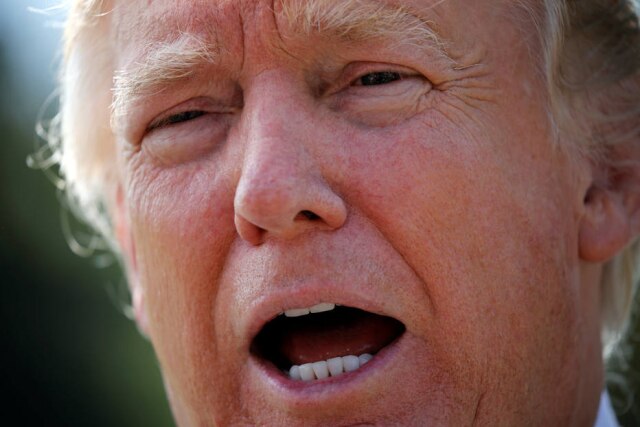 Carlos Barria/Reuters Em áudios vazados para a imprensa, o presidente dos Estados Unidos Donald Trump fez comparações machistas entre atrizes