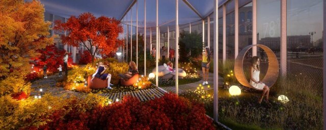 Salão do Móvel de Milão/Divulgação Outro dos ambientes da Living Nature, que leva a assinatura do arquiteto Carlo Ratti