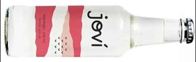 Joví A hard seltzer Joví já pode ser encontrada em supermercados.