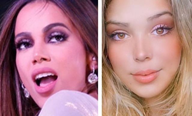 Gary Hershorn / Pool via Reuters | Instagram / @melodyoficial3 Anitta e Melody