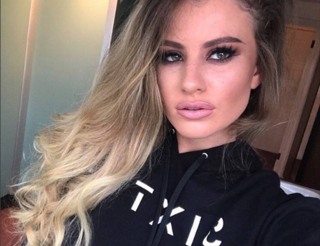 Instagram/Reprodução Venda da modelo Chloe Ayling foi anunciada por 300 mil dólares na internet.
