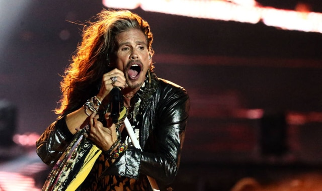 Fábio Motta / Estadão Steven Tyler, vocalista do Aerosmith, durante apresentação no Rock in Rio 2017