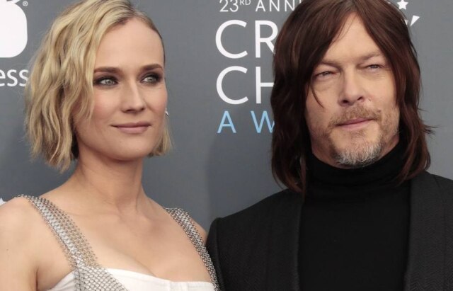 REUTERS/Monica Almeida Diane Kruger e Norman Reedus.
