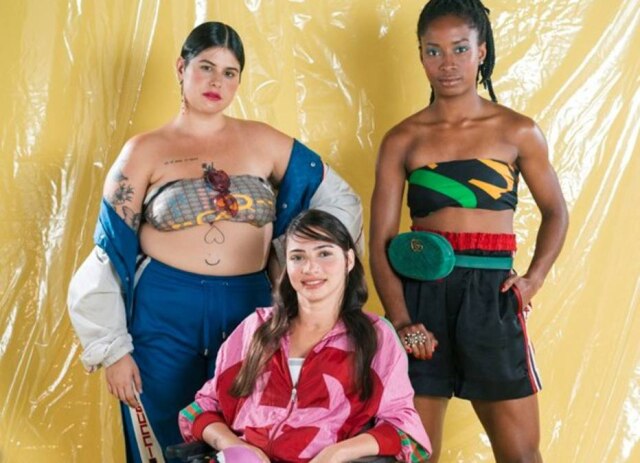 Camila Cornelsen/Glamour Brasil/Divulgação Luiza Junqueira, Lais Souza e Vitória Rosa estrelam a primeira edição da G Especial