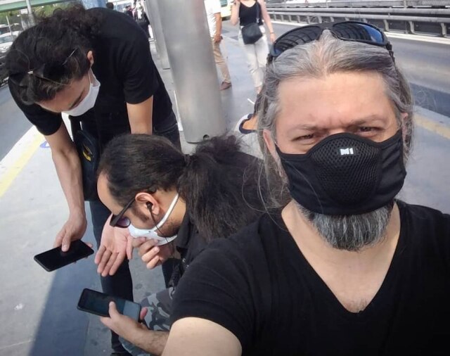 Instagram / @arsames_official Os integrantes da banda de death metal Arsames, que fugirão do Irã