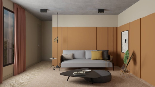 Ricardo Abreu Arquitetos Sofá cama atende tanto o quarto de hóspedes quanto o escritório