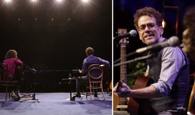 YouTube / Nando Reis Nando Reis durante apresentação em show 'drive-in'
