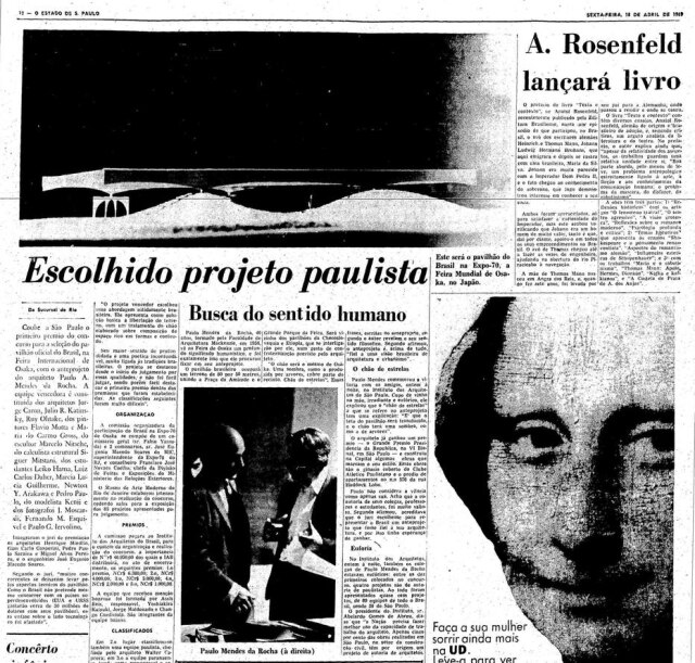 Acervo/Estadão Publicado em 18/4/1969