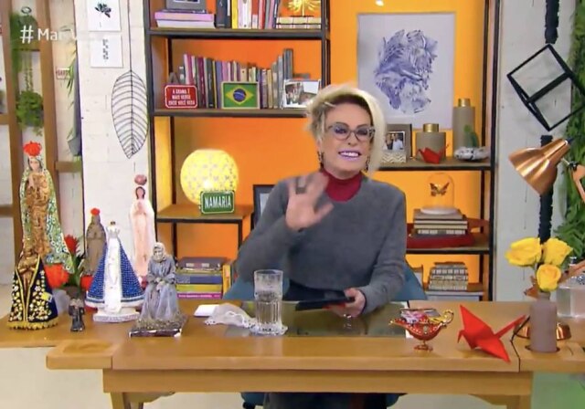 TV Globo A apresentadora Ana Maria Braga, que retorna ao 'Mais Você' nesta segunda-feira após se recuperar da covid-19