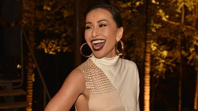 Divulgação A apresentadora Sabrina Sato no jantar em homenagem ao estilista Pedro Lourenço