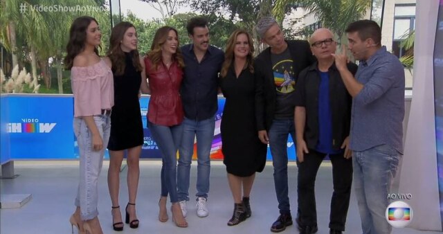 Reprodução de 'Vídeo Show' (2018) / Globo Programa contou com a participação de ex-apresentadores