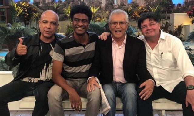 Instagram / @lapena Claudio Manoel, Helio de la Peña, Carlos Alberto de Nóbrega e Marcelo Madureira
