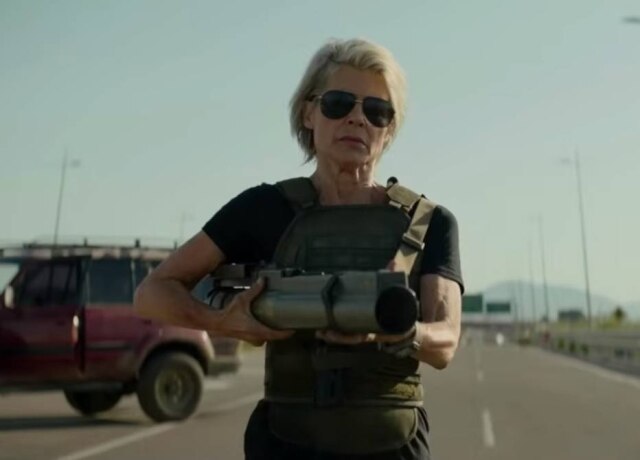 YouTube/ParamountPictures Sexto filme do 'Exterminador do Futuro' estreia em 31 de outubro com Arnold Schwarzenegger e Linda Hamilton no elenco.