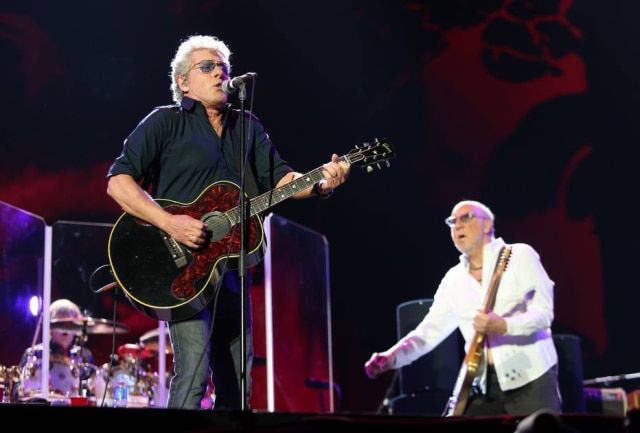 JF Diorio/Estadão Banda The Who durante apresentação no Allianz Parque, em São Paulo, em setembro de 2017.