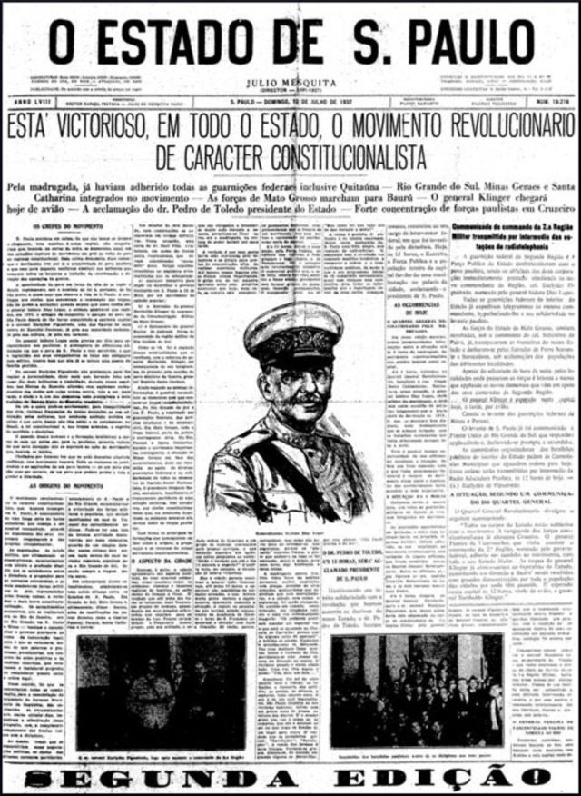 Acervo/Estadão O Estado de S.Paulo - 10/7/1932