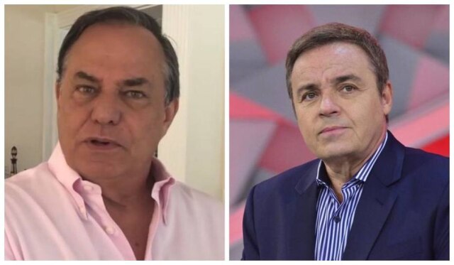 Instagram/@ronnievonoficial/Antonio Chahestian Os apresentadores Ronnie Von e Gugu Liberato.