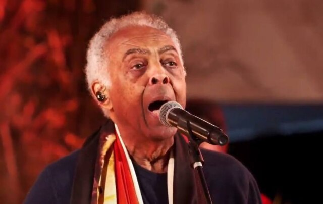 YouTube / @Gilberto Gil Gilberto Gil durante live no YouTube