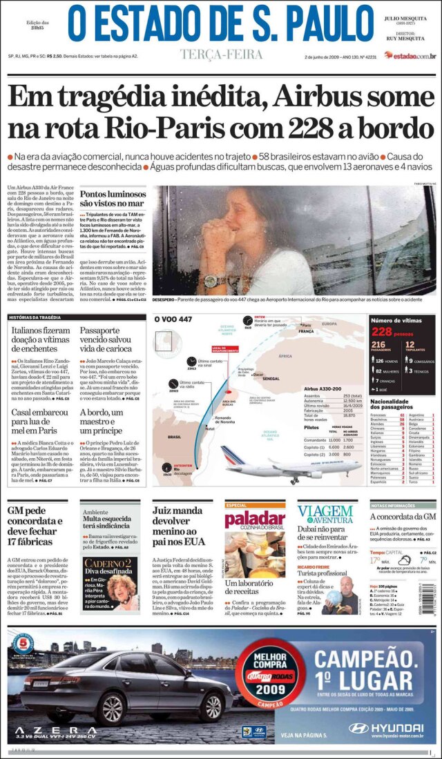 Acervo/Estadão O Estado de S.Paulo - 02/6/2009
