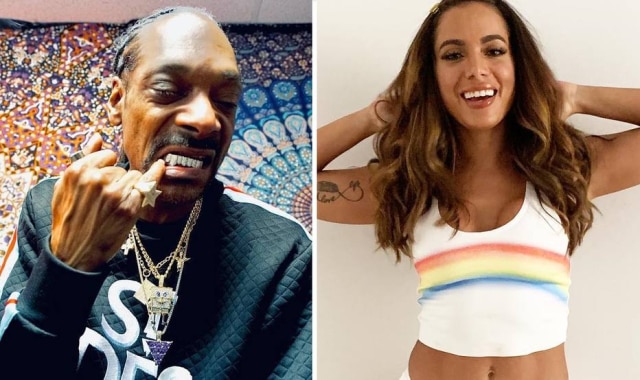 Instagram/@snoopdogg/@anitta Snoop Dogg e Anitta farão música juntos.