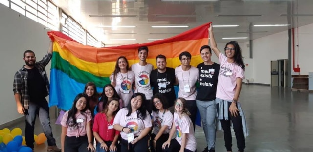 Cedida por Igor Trindade Gestão do Coletivo Guarda-Chuva, iniciativa estudantil que discute saúde LGBT dentro da universidade.