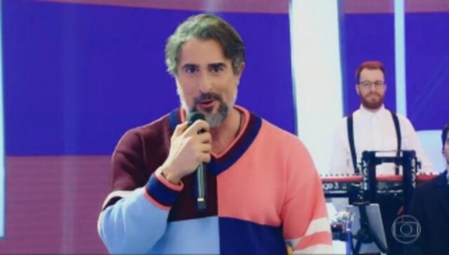 TV Globo O apresentador Marcos Mion respondeu críticas de Padre Júlio Lancelotti sobre tênis caro