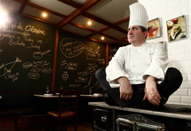 Wilton Junior|Estadão O chefe francês David Jobert no seu novo Le Bistrot du Cuisinier, em Ipanema
