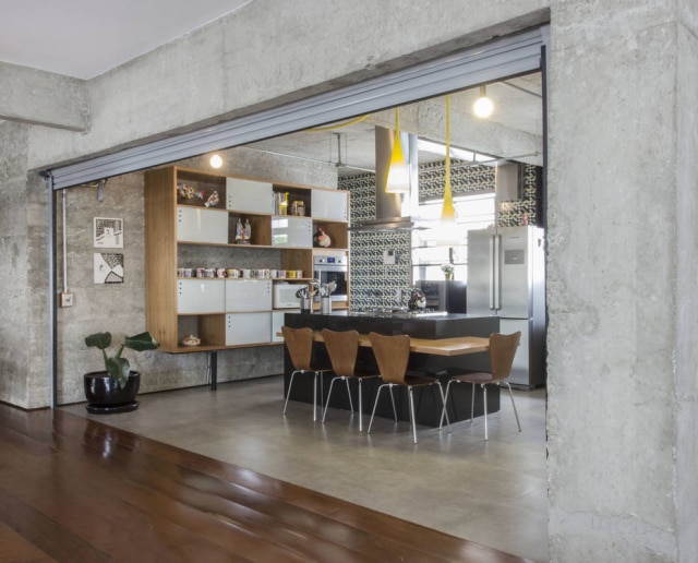 Zeca Wittner/Estadão Cozinha do escritório de arquitetua FGMF em Higienópolis
