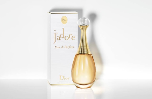 Divulgação O perfume J'Adore, da Dior, é um dos destaques da mostra