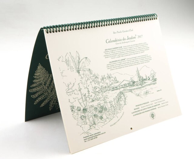 Daniel Teixeira/Estadão Calendário mede 21,5 cm por 28 cm e tem dicas de cultivo e espaço para anotações
