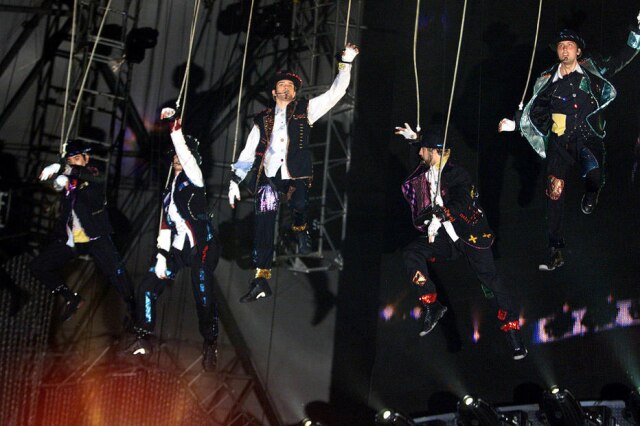 Wilton Junior / Estadão N'Sync em show no Rock In Rio 2001.