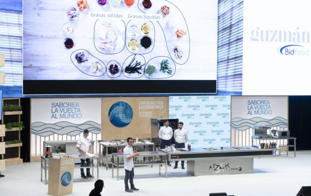 Juan Minondo Marugán Chefs Oriol Castro e Eduard Xatruc, do Disfrutar, de Barcelona.