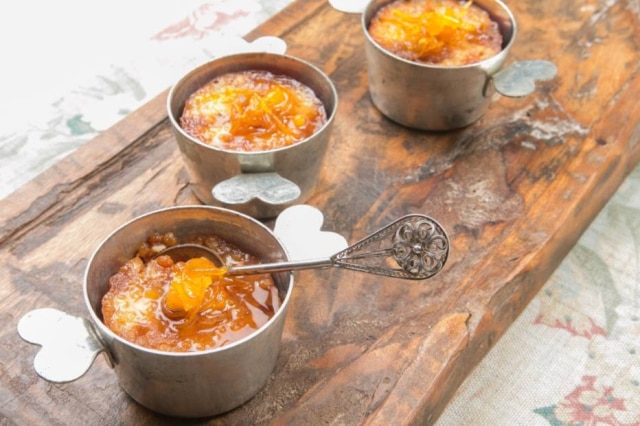 Daniel Teixeira|Estadão Potinho caramelizado de miniarroz com mexerica