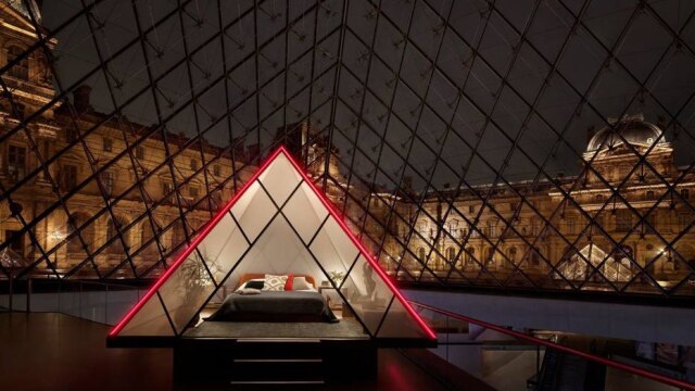Divulgação/Airbnb Parceria entre Museu do Louvre e Airbnb cria experiência única no museu.
