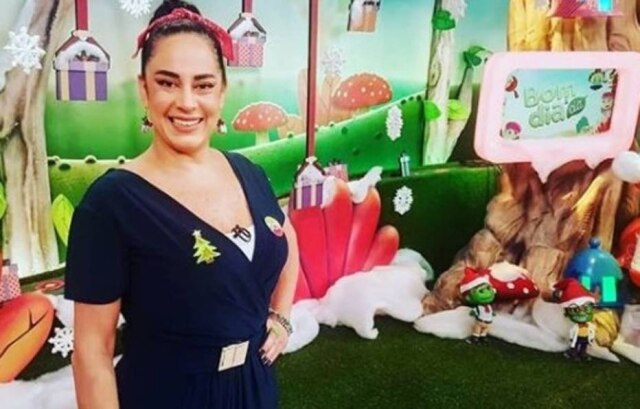 Instagram/@silviaabravanel Silvia Abravanel, apresentadora do 'Bom Dia e Cia', no SBT.