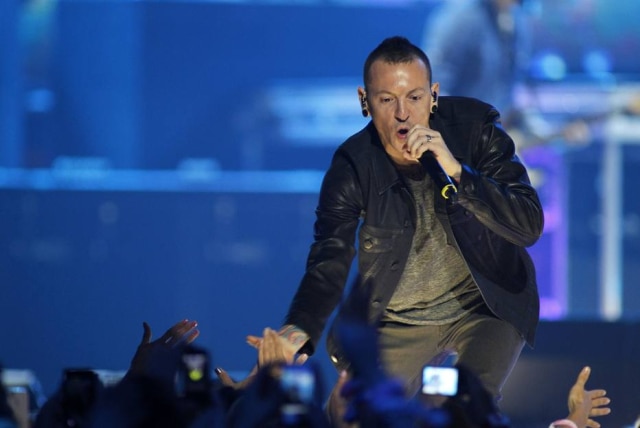 REUTERS/Steve Marcus Chester Bennington em 2012.