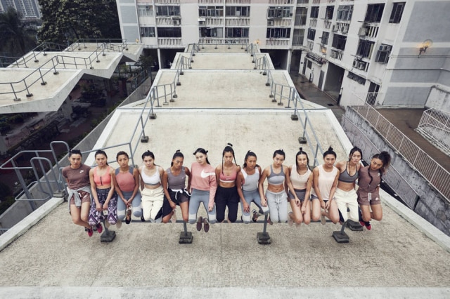 Nike Campanha da coleção Chrome Blush