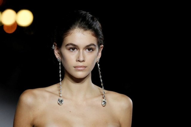 REUTERS/Gonzalo Fuentes/File Photo Em sua primeira temporada de moda, Kaia Gerber participou de 18 desfiles