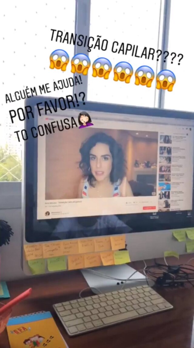Instagram/sfelippo No Instagram Stories, Samara Felippo demonstrou surpresa com vídeo de Kéfera sobre transição capilar.