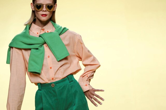 REUTERS/Susana Vera/File Photo Modelo apresenta criação da estilista Agatha Ruiz de la Prada durante a Semana de Moda de Madri