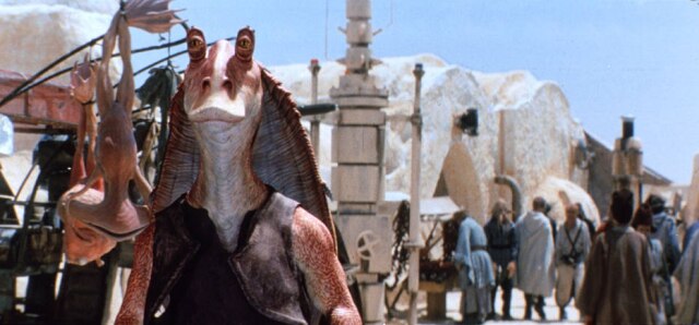 Lucasfilm/Reuters Ahmed Best, ator que interpretou Jar Jar Binks na saga 'Star Wars' disse que pensou em se matar após a recepção ruim do personagem com os fãs e imprensa