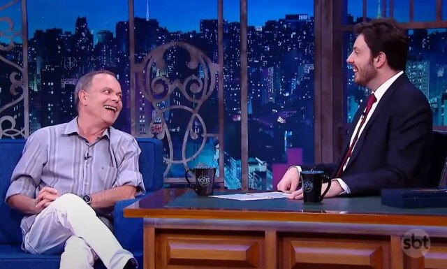 YouTube / @The Noite com Danilo Gentili Fernando Vanucci no 'The Noite'