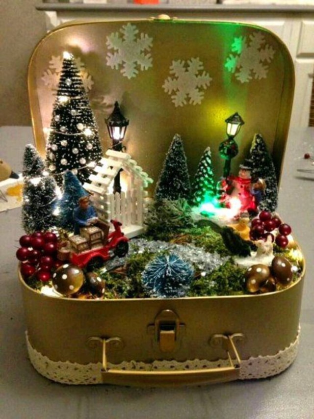 Pinterest/Laura Beth Guarde a decoração em um local vedado como caixas ou maleiros