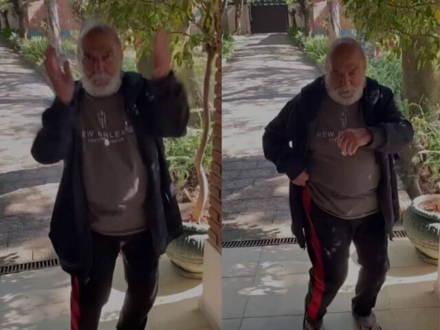 Instagram/@limaduarte Lima Duarte faz coreografia do hit 'Desenrola, Bate, Joga de Ladinho', de L7nnon e Os Havaianos.